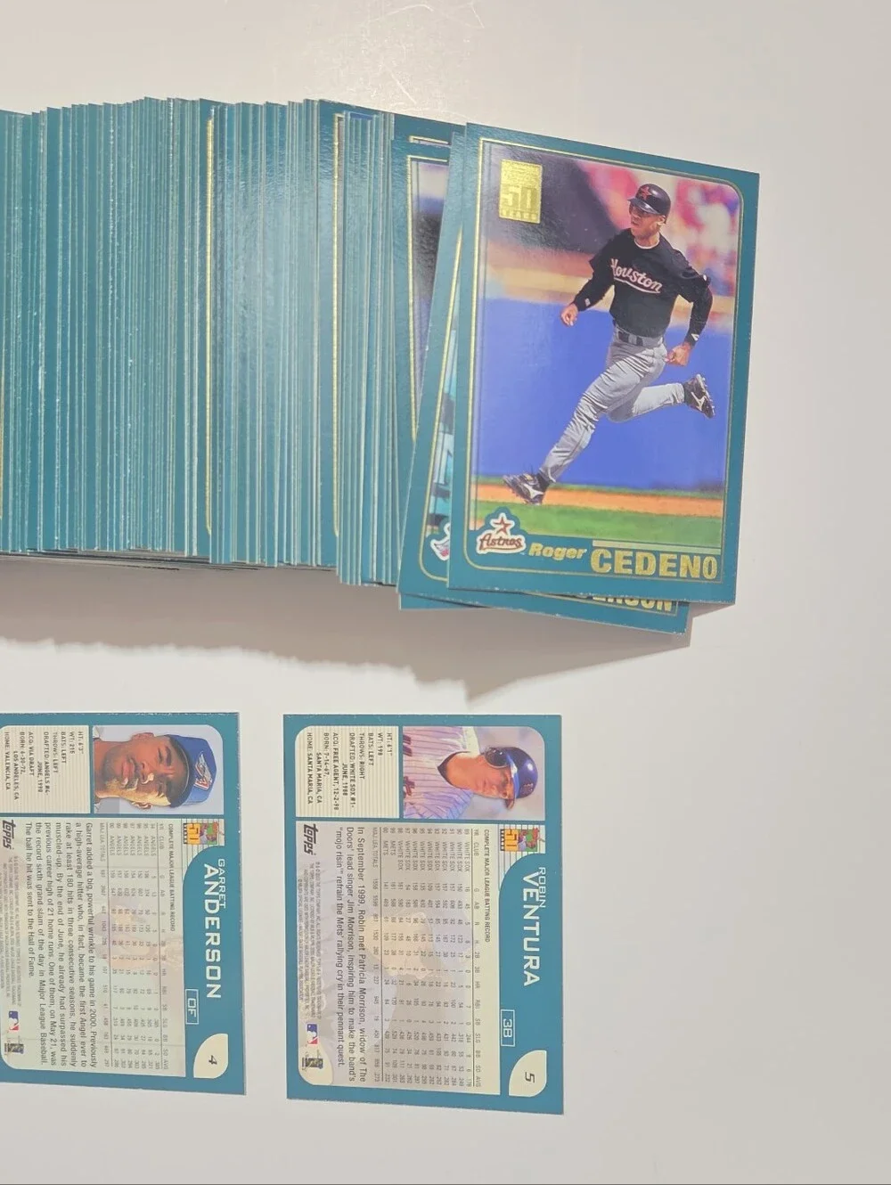 50 Years of Topps - year 2000 Baseball Card Set [incomplete]